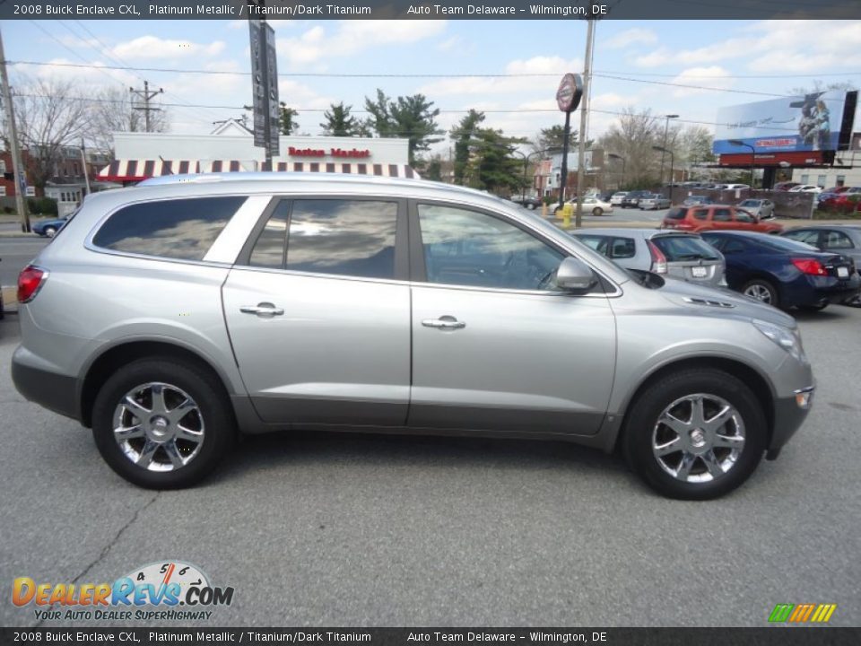 2008 Buick Enclave CXL Platinum Metallic / Titanium/Dark Titanium Photo #7