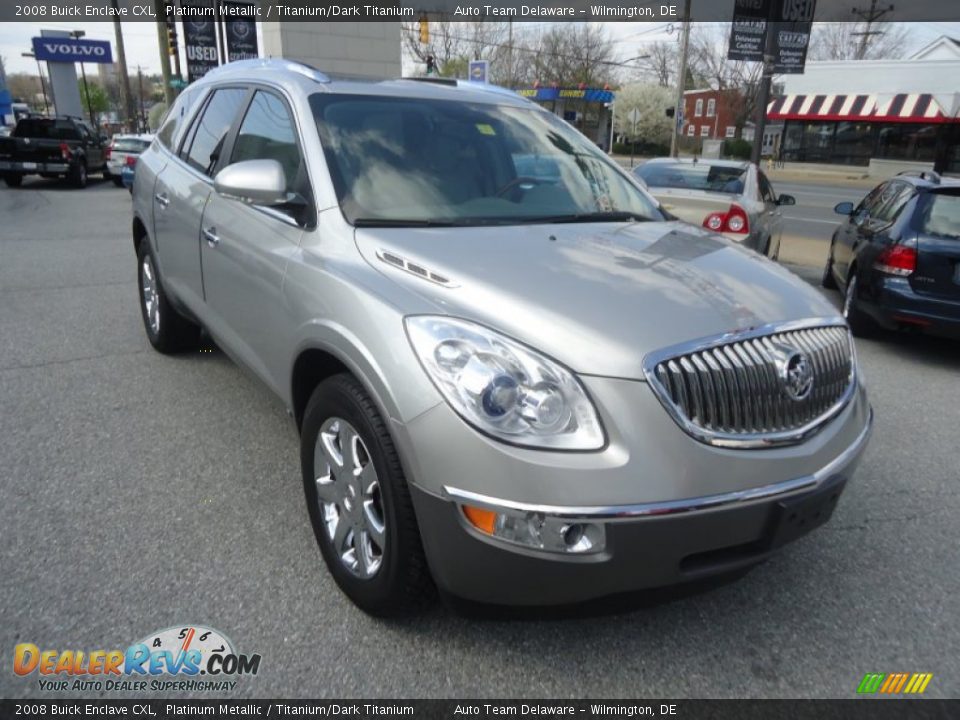2008 Buick Enclave CXL Platinum Metallic / Titanium/Dark Titanium Photo #8
