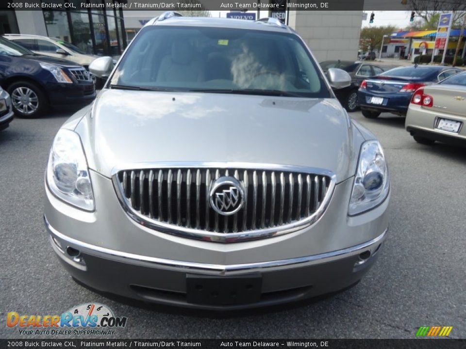 2008 Buick Enclave CXL Platinum Metallic / Titanium/Dark Titanium Photo #9