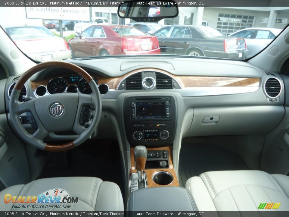2008 Buick Enclave CXL Platinum Metallic / Titanium/Dark Titanium Photo #10