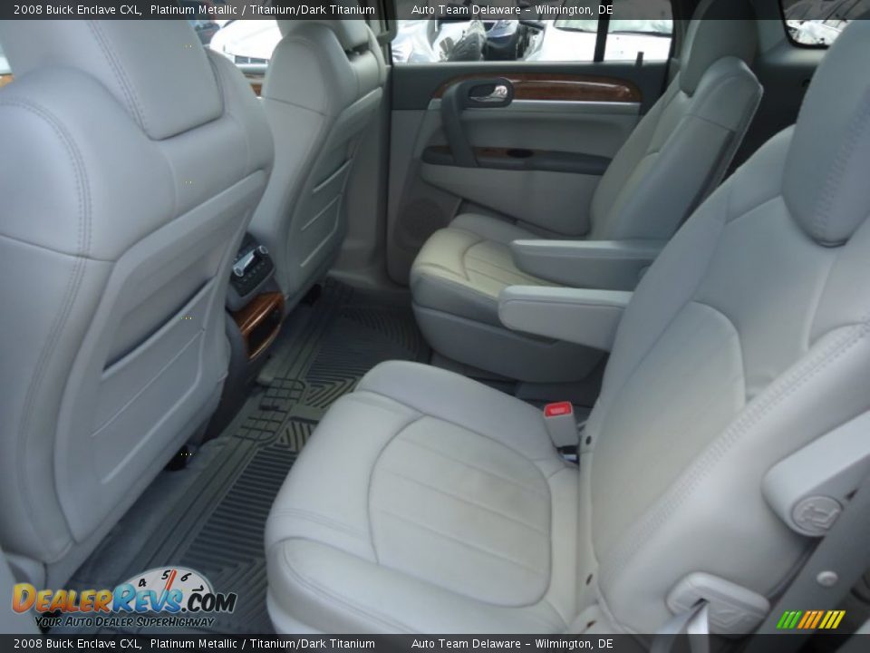 2008 Buick Enclave CXL Platinum Metallic / Titanium/Dark Titanium Photo #12