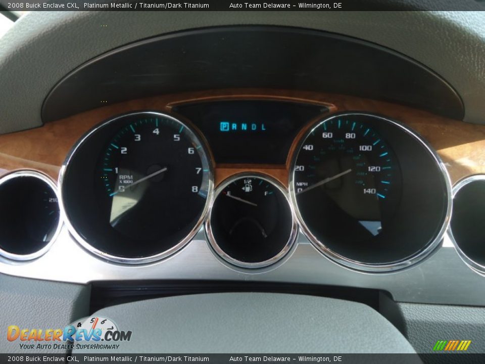 2008 Buick Enclave CXL Platinum Metallic / Titanium/Dark Titanium Photo #17
