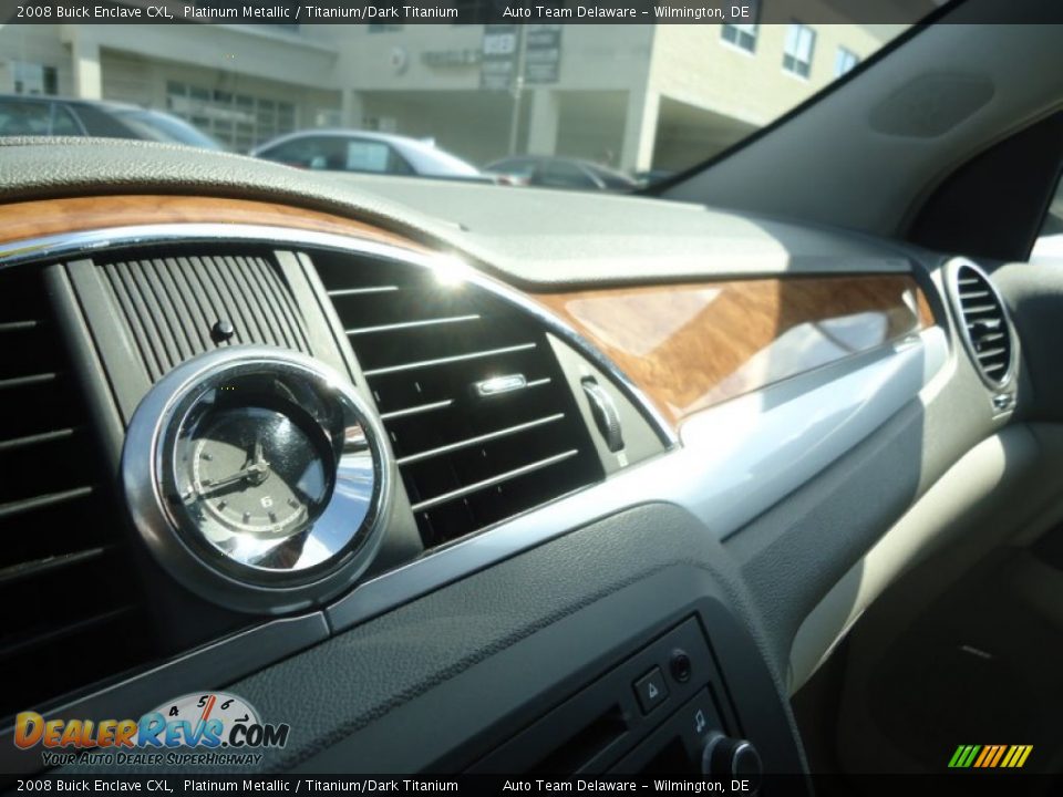 2008 Buick Enclave CXL Platinum Metallic / Titanium/Dark Titanium Photo #23