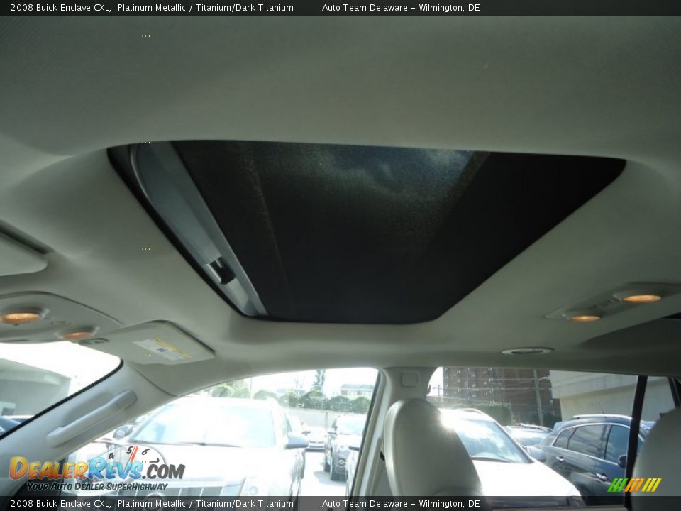 2008 Buick Enclave CXL Platinum Metallic / Titanium/Dark Titanium Photo #25