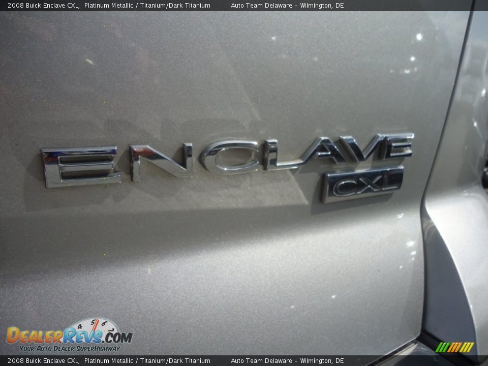 2008 Buick Enclave CXL Platinum Metallic / Titanium/Dark Titanium Photo #30