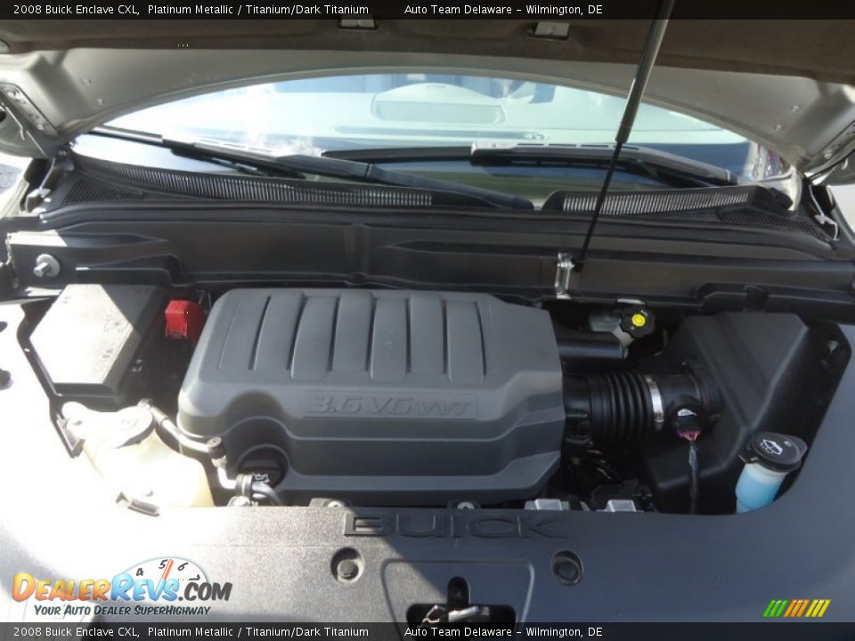 2008 Buick Enclave CXL Platinum Metallic / Titanium/Dark Titanium Photo #35