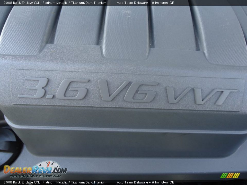 2008 Buick Enclave CXL Platinum Metallic / Titanium/Dark Titanium Photo #36