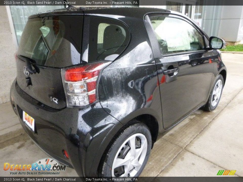 2013 Scion iQ Black Sand Pearl / Dark Charcoal Photo #2