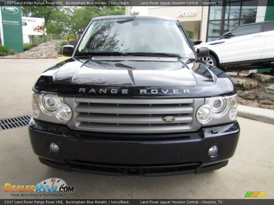 2007 Land Rover Range Rover HSE Buckingham Blue Metallic / Ivory/Black Photo #6