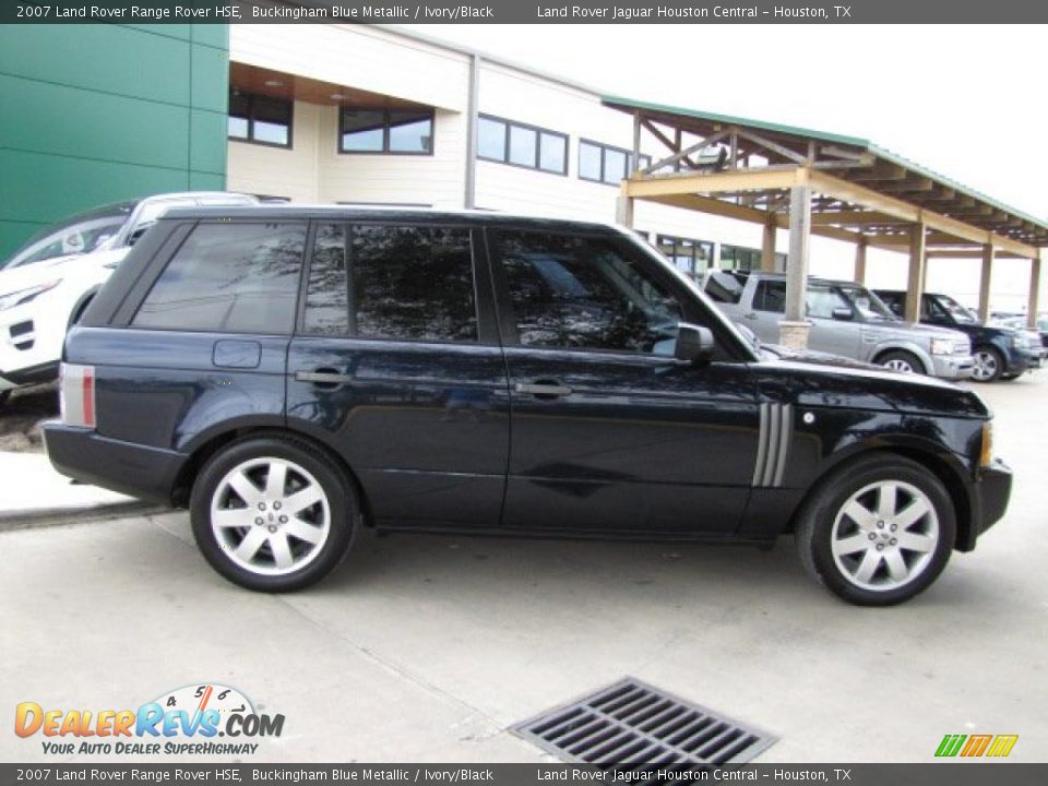 2007 Land Rover Range Rover HSE Buckingham Blue Metallic / Ivory/Black Photo #11