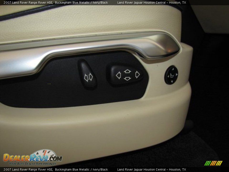 2007 Land Rover Range Rover HSE Buckingham Blue Metallic / Ivory/Black Photo #23