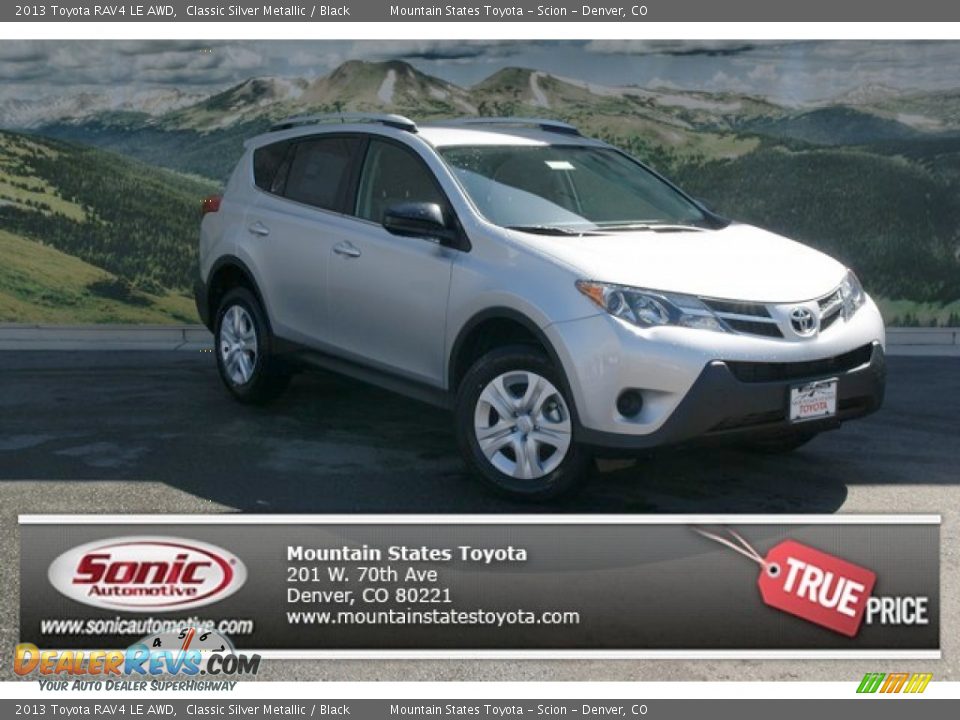 2013 Toyota RAV4 LE AWD Classic Silver Metallic / Black Photo #1