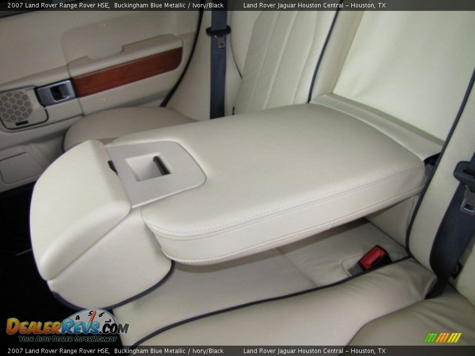 2007 Land Rover Range Rover HSE Buckingham Blue Metallic / Ivory/Black Photo #28
