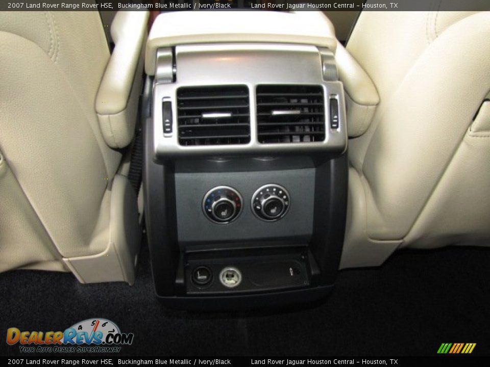 2007 Land Rover Range Rover HSE Buckingham Blue Metallic / Ivory/Black Photo #29