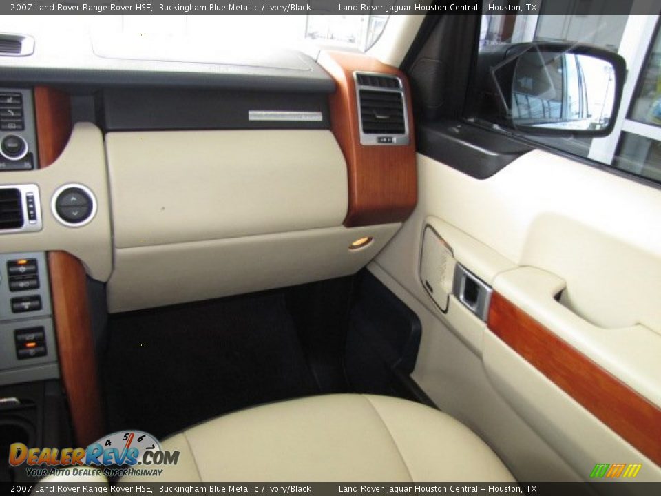 2007 Land Rover Range Rover HSE Buckingham Blue Metallic / Ivory/Black Photo #30