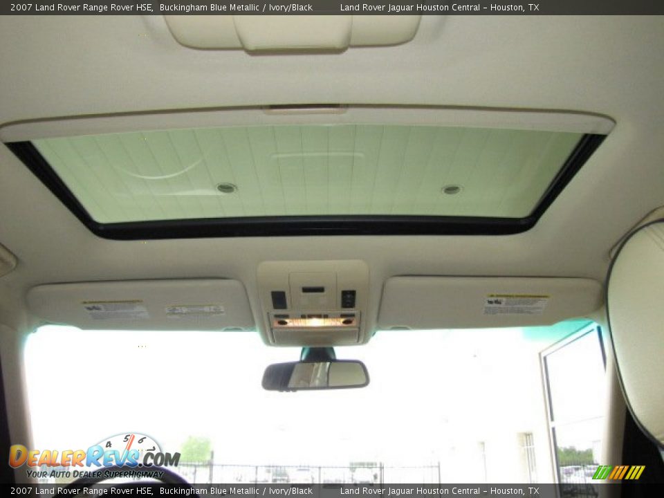 2007 Land Rover Range Rover HSE Buckingham Blue Metallic / Ivory/Black Photo #31