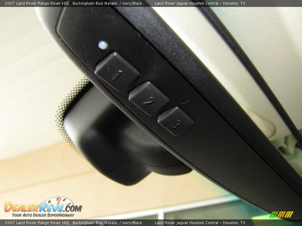 2007 Land Rover Range Rover HSE Buckingham Blue Metallic / Ivory/Black Photo #36