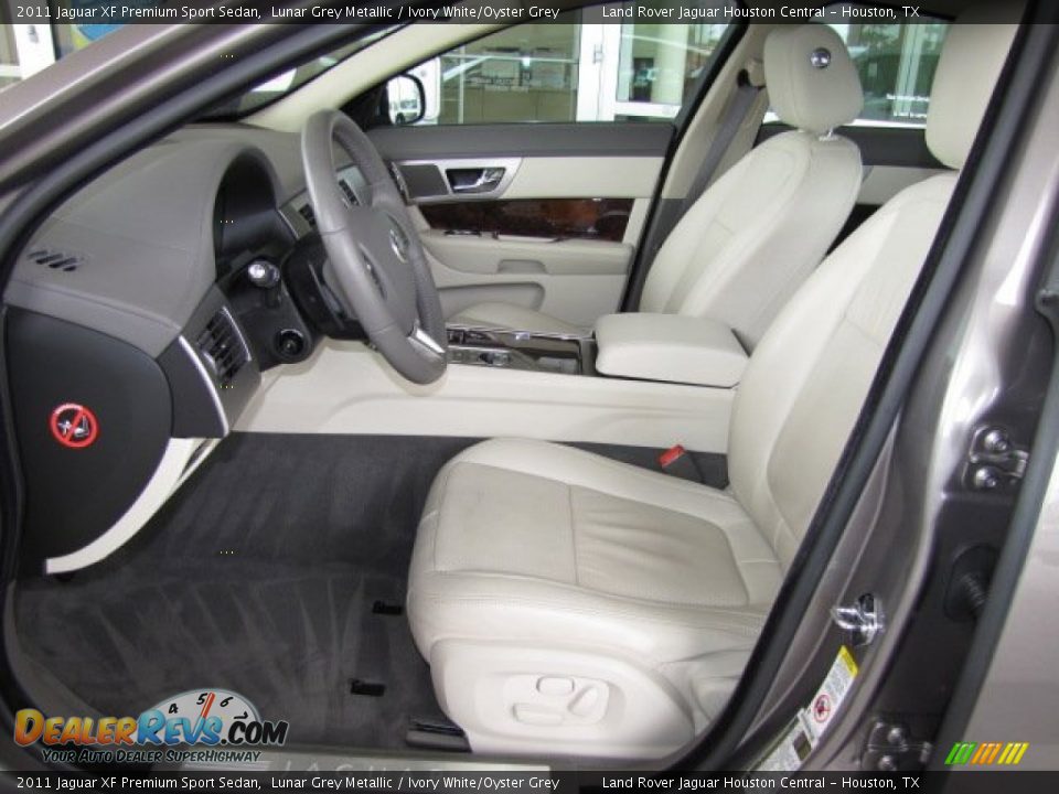 Ivory White/Oyster Grey Interior - 2011 Jaguar XF Premium Sport Sedan Photo #2