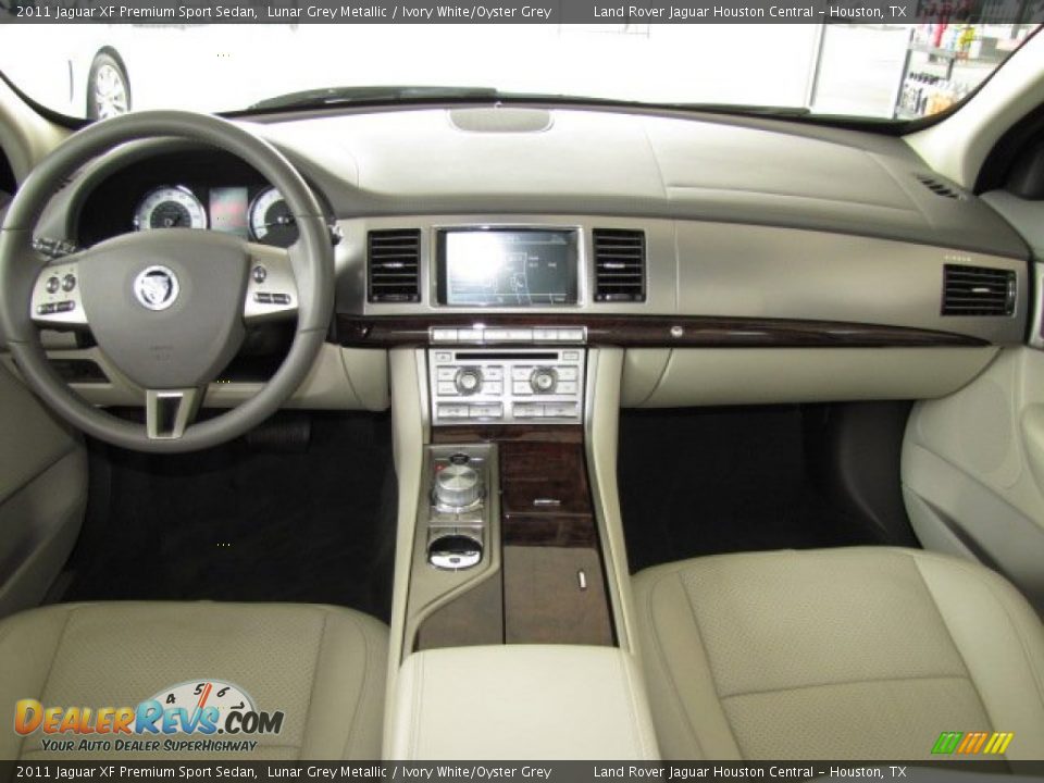 2011 Jaguar XF Premium Sport Sedan Lunar Grey Metallic / Ivory White/Oyster Grey Photo #3
