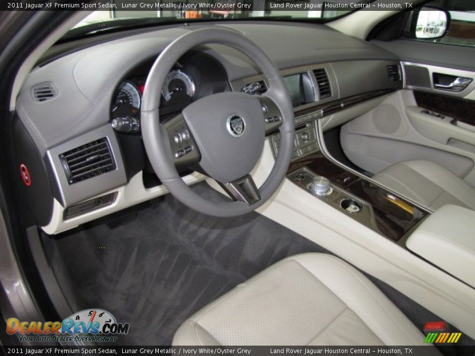 Ivory White/Oyster Grey Interior - 2011 Jaguar XF Premium Sport Sedan Photo #12
