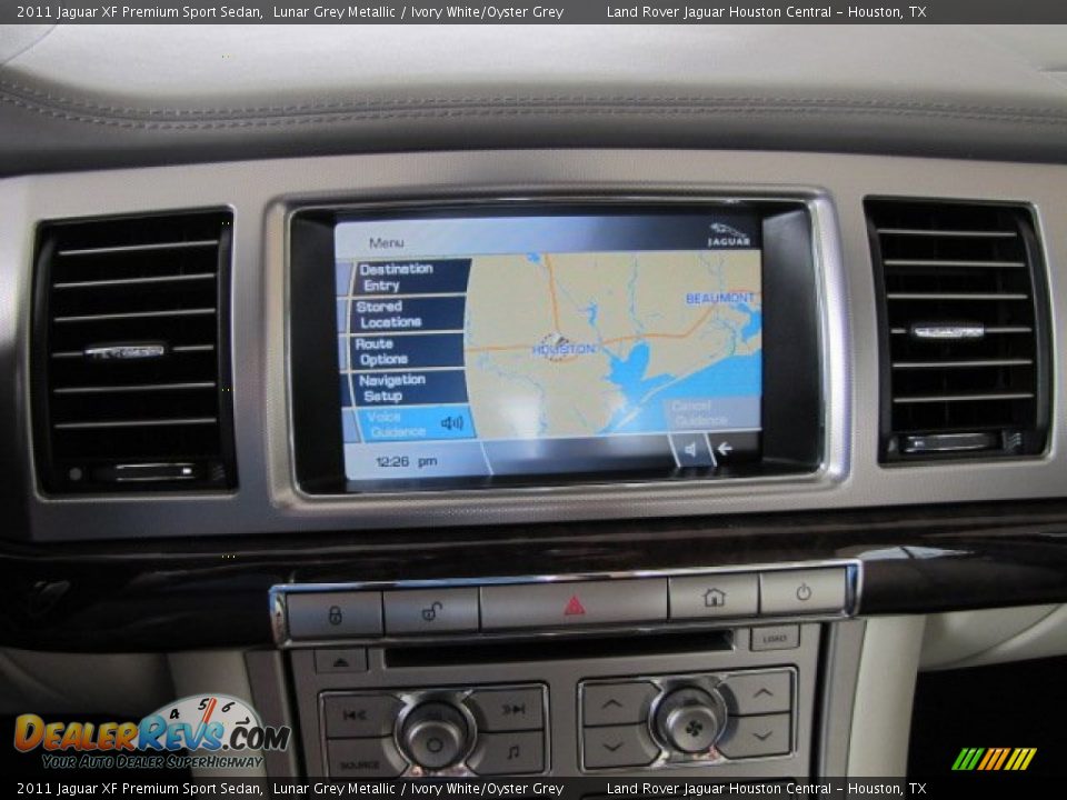2011 Jaguar XF Premium Sport Sedan Lunar Grey Metallic / Ivory White/Oyster Grey Photo #19