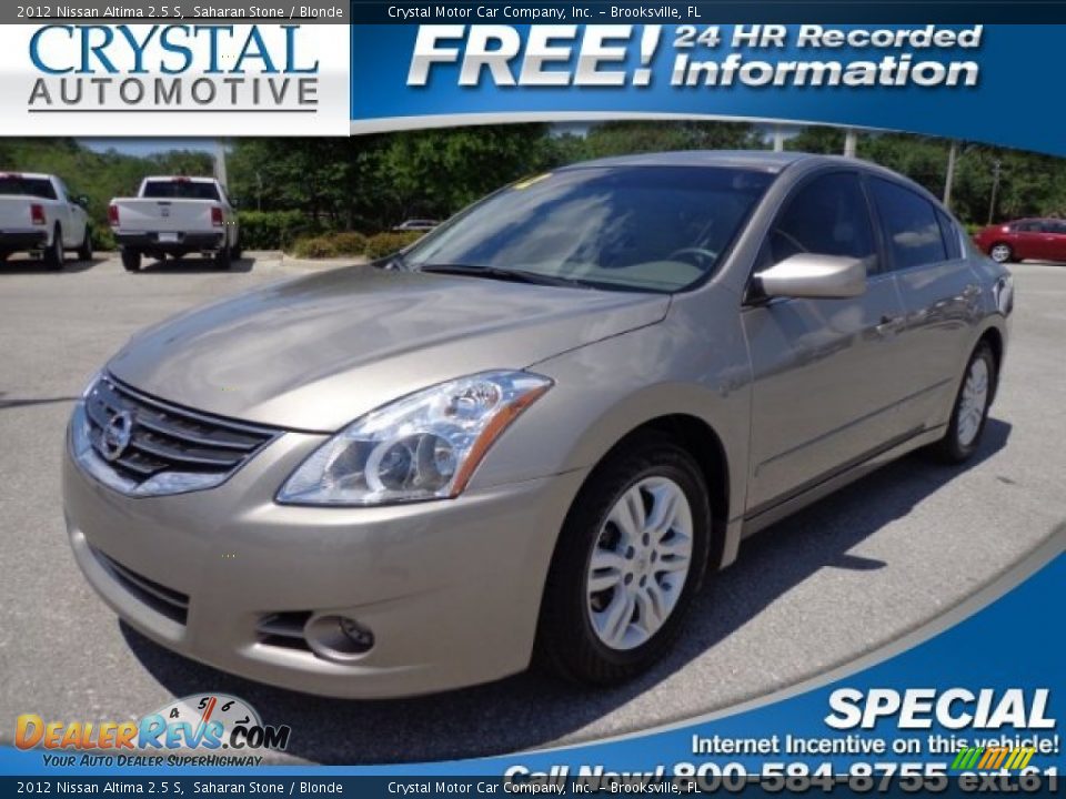 2012 Nissan Altima 2.5 S Saharan Stone / Blonde Photo #1