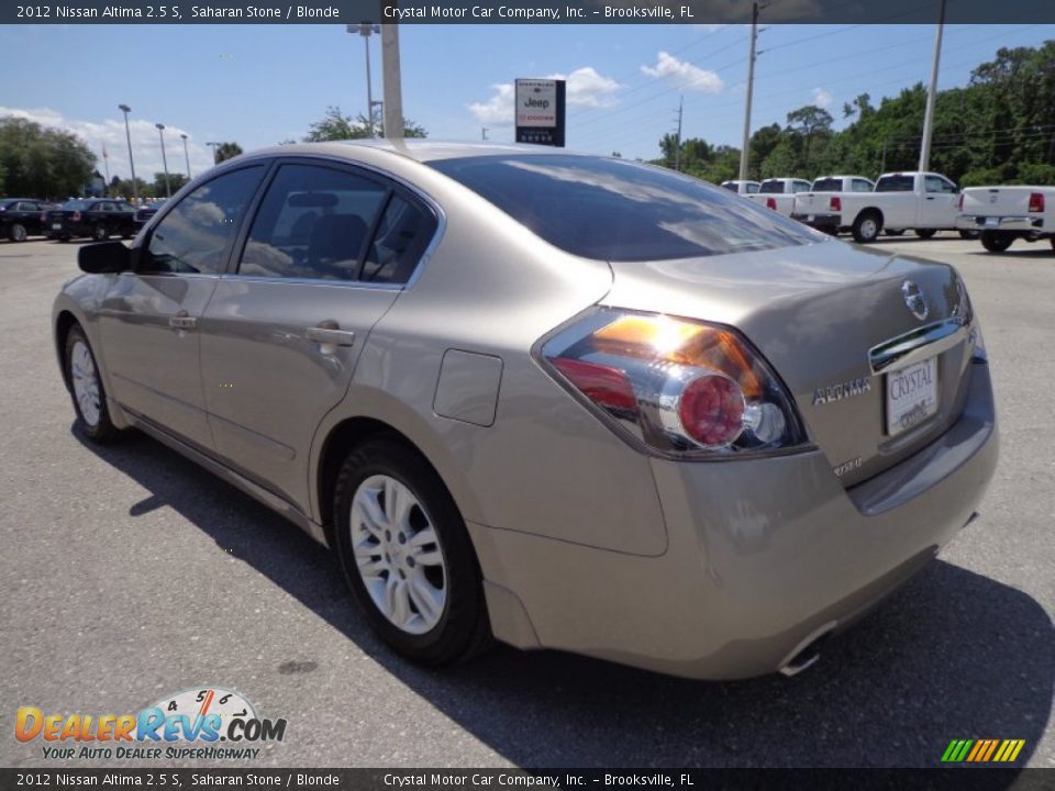 2012 Nissan Altima 2.5 S Saharan Stone / Blonde Photo #3