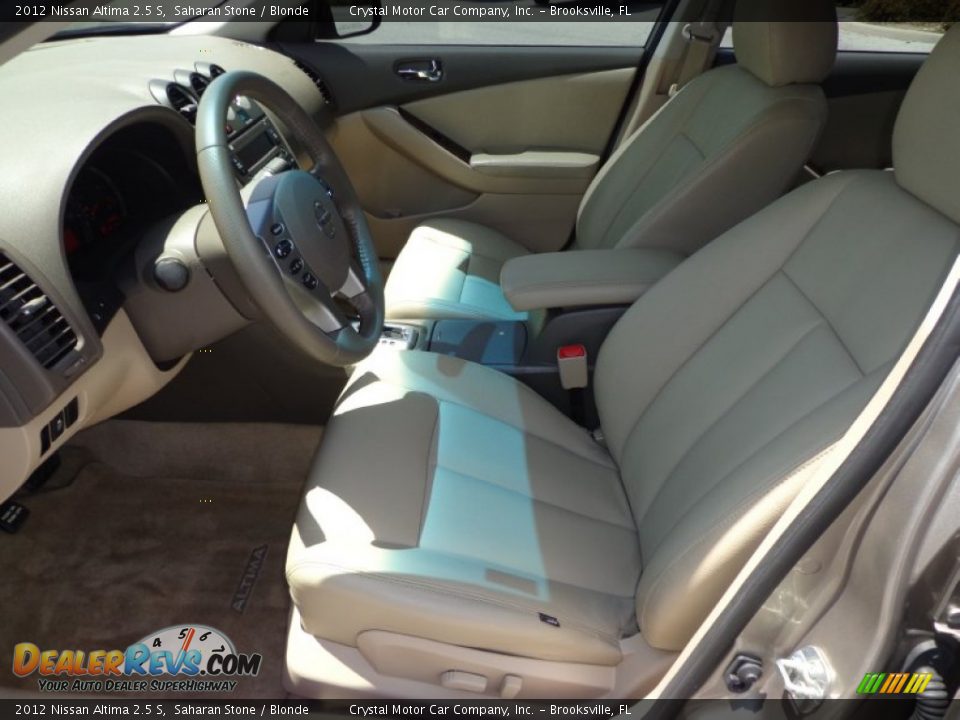 2012 Nissan Altima 2.5 S Saharan Stone / Blonde Photo #4
