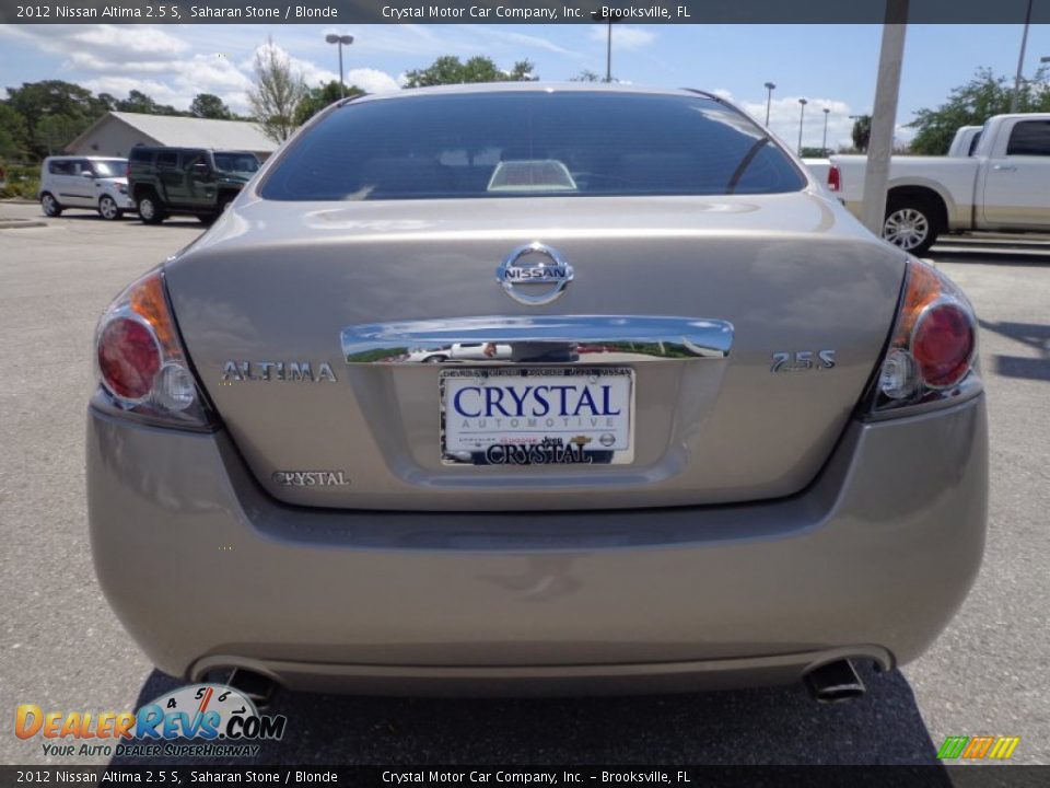 2012 Nissan Altima 2.5 S Saharan Stone / Blonde Photo #7