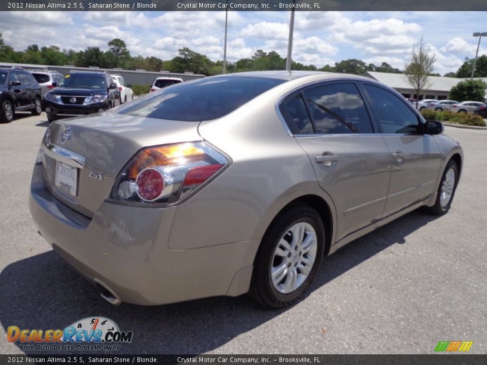2012 Nissan Altima 2.5 S Saharan Stone / Blonde Photo #8