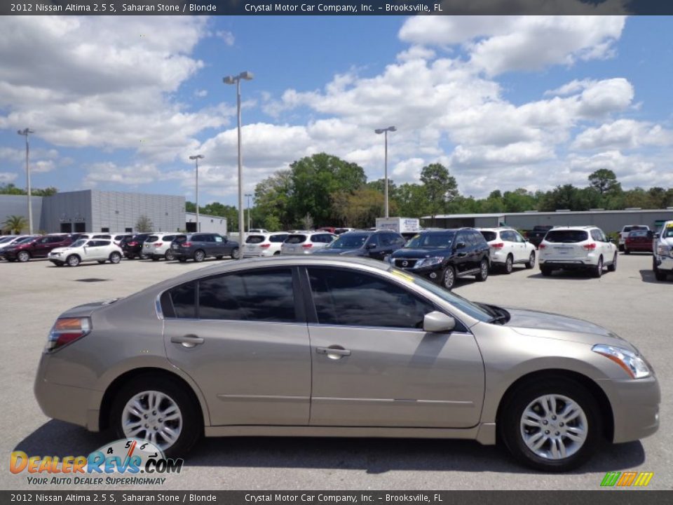 2012 Nissan Altima 2.5 S Saharan Stone / Blonde Photo #9