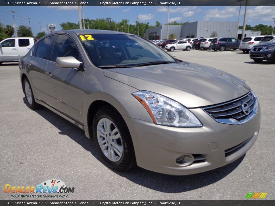 2012 Nissan Altima 2.5 S Saharan Stone / Blonde Photo #10