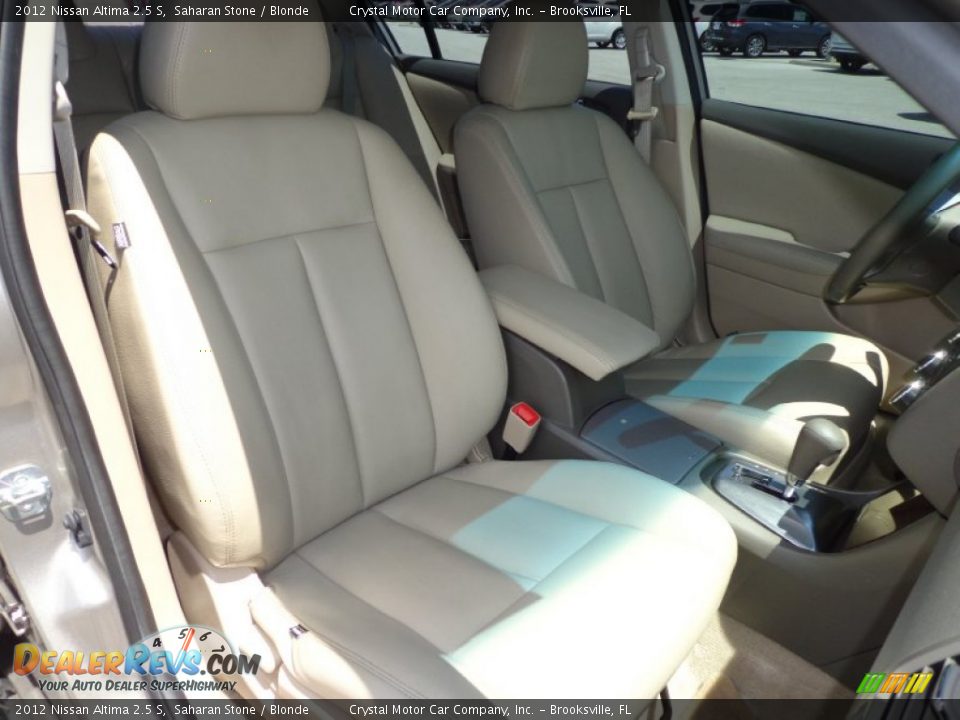 2012 Nissan Altima 2.5 S Saharan Stone / Blonde Photo #12