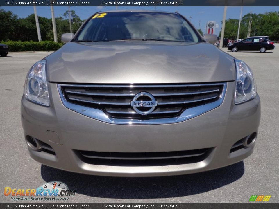 2012 Nissan Altima 2.5 S Saharan Stone / Blonde Photo #13