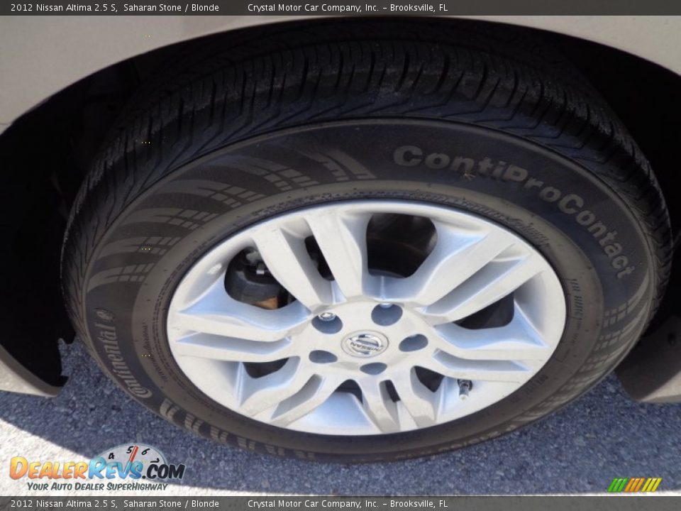 2012 Nissan Altima 2.5 S Saharan Stone / Blonde Photo #14