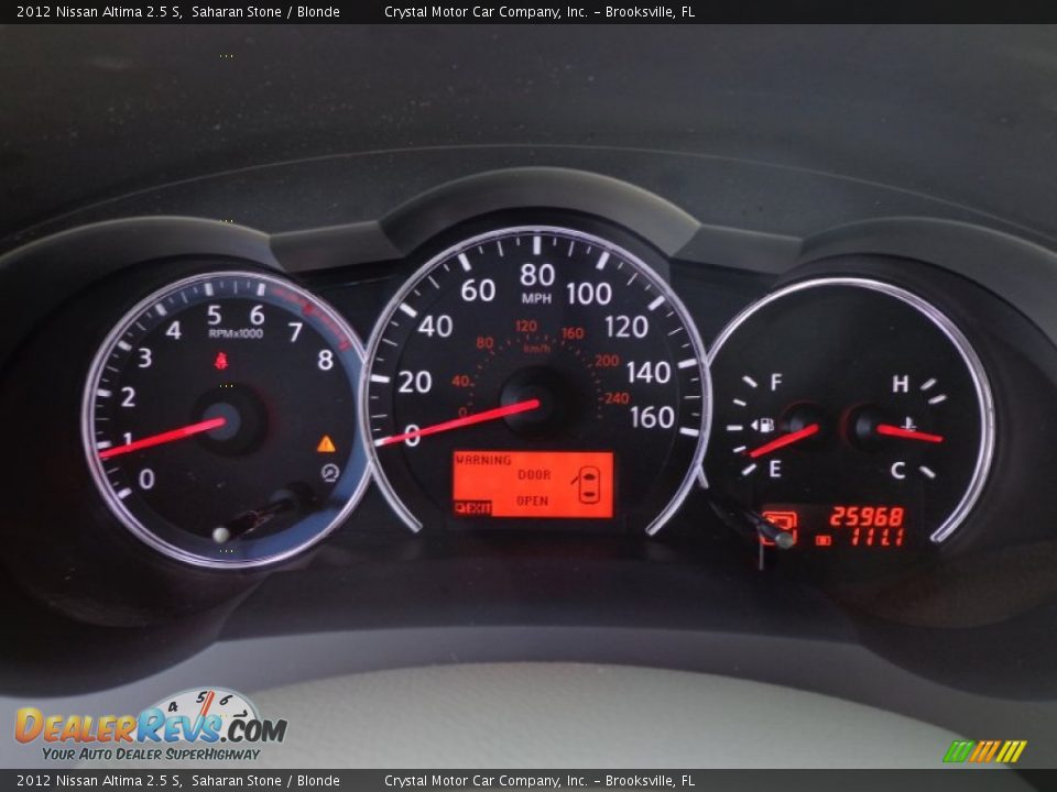2012 Nissan Altima 2.5 S Saharan Stone / Blonde Photo #18