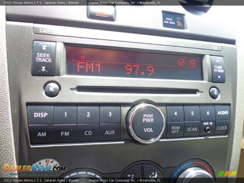 2012 Nissan Altima 2.5 S Saharan Stone / Blonde Photo #19