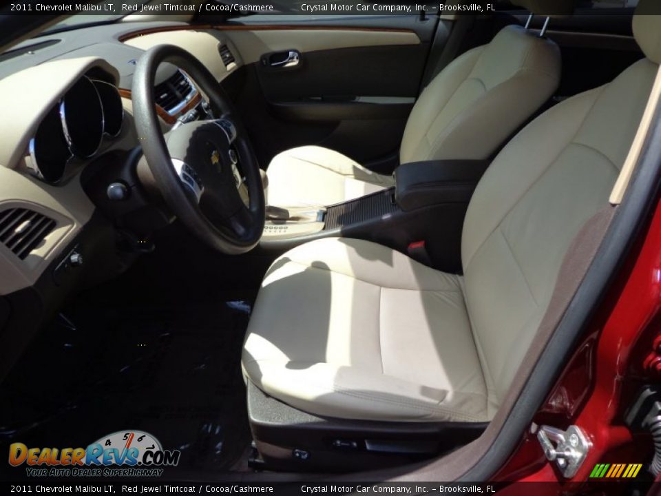 2011 Chevrolet Malibu LT Red Jewel Tintcoat / Cocoa/Cashmere Photo #4
