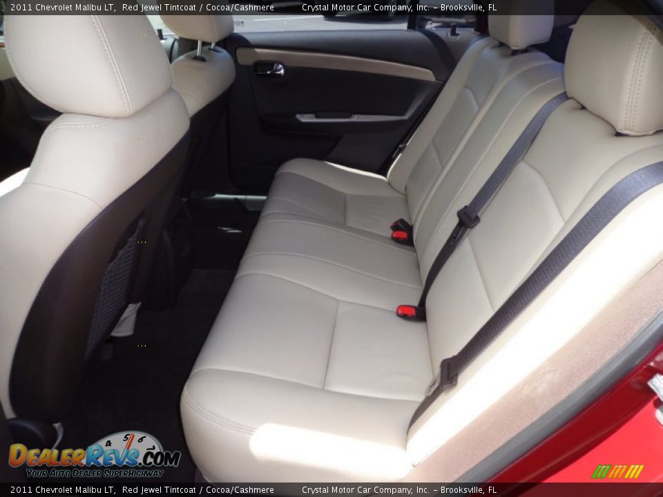 2011 Chevrolet Malibu LT Red Jewel Tintcoat / Cocoa/Cashmere Photo #5