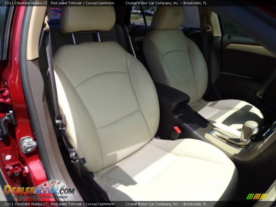 2011 Chevrolet Malibu LT Red Jewel Tintcoat / Cocoa/Cashmere Photo #12