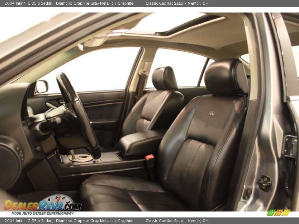 2004 Infiniti G 35 x Sedan Diamond Graphite Gray Metallic / Graphite Photo #8