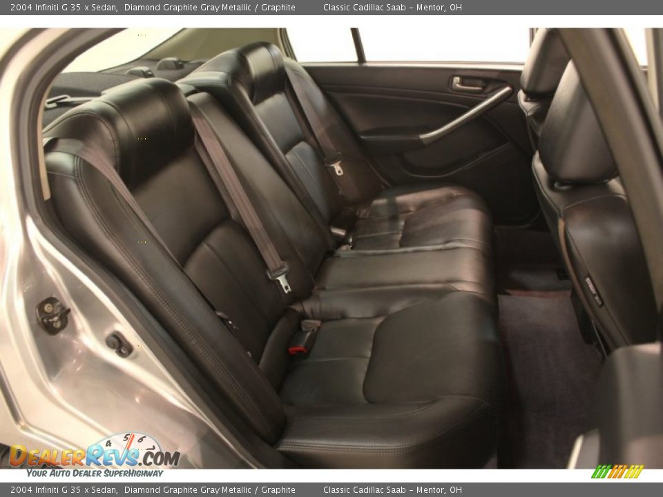 2004 Infiniti G 35 x Sedan Diamond Graphite Gray Metallic / Graphite Photo #18