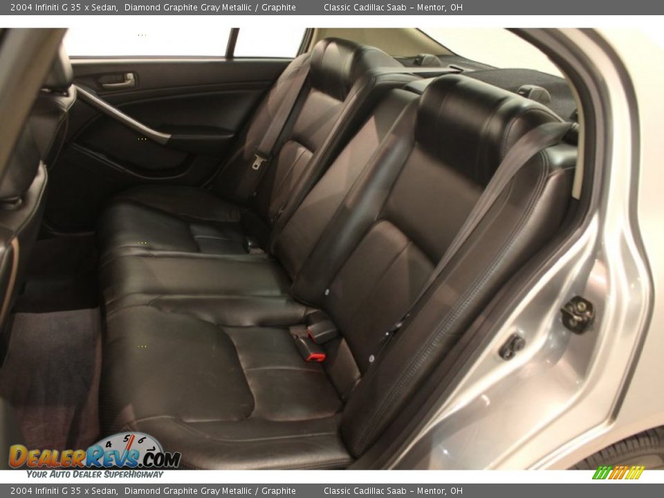 2004 Infiniti G 35 x Sedan Diamond Graphite Gray Metallic / Graphite Photo #19