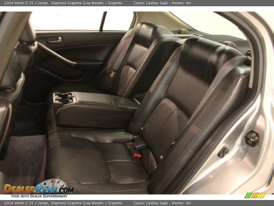 2004 Infiniti G 35 x Sedan Diamond Graphite Gray Metallic / Graphite Photo #20