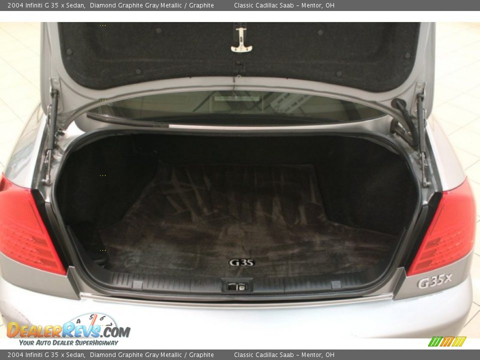 2004 Infiniti G 35 x Sedan Diamond Graphite Gray Metallic / Graphite Photo #22