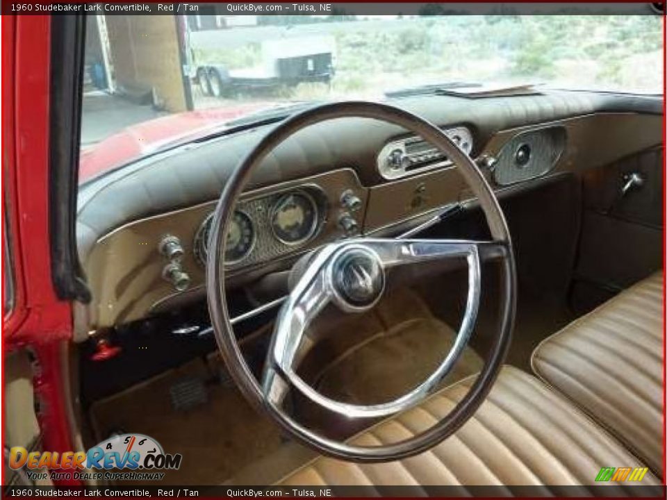 Tan Interior - 1960 Studebaker Lark Convertible Photo #4