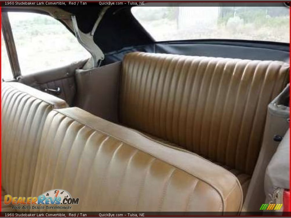 Rear Seat of 1960 Studebaker Lark Convertible Photo #6