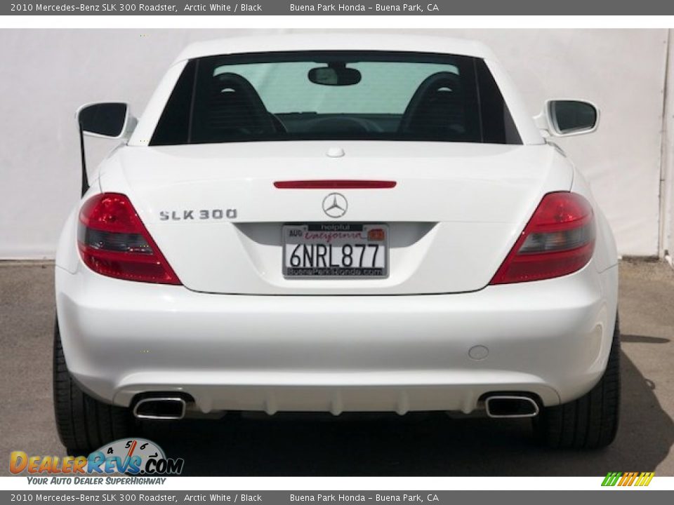 2010 Mercedes-Benz SLK 300 Roadster Arctic White / Black Photo #9