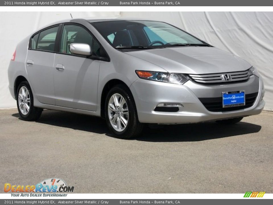 2011 Honda Insight Hybrid EX Alabaster Silver Metallic / Gray Photo #1