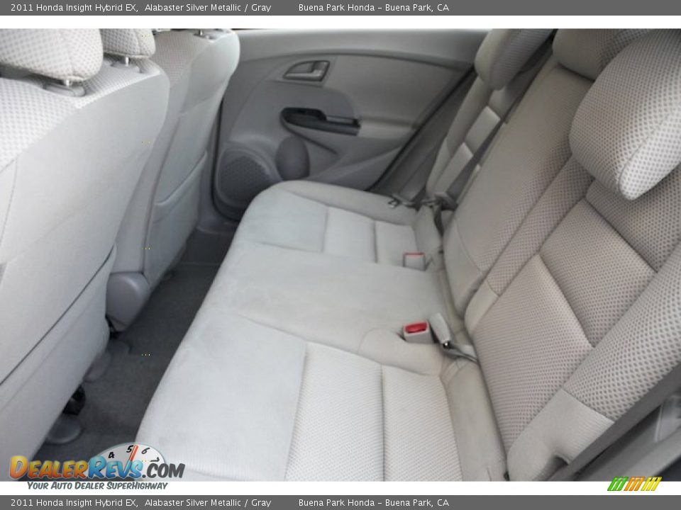 2011 Honda Insight Hybrid EX Alabaster Silver Metallic / Gray Photo #4